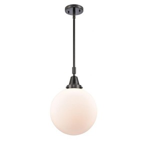 Beacon - 1 Light Stem Hung Mini Pendant In Industrial Style-14.13 Inches Tall and 10 Inches Wide - 1 of 1