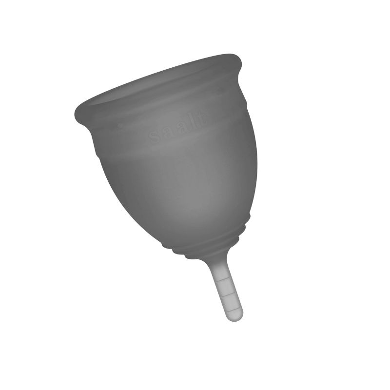 Saalt Soft Menstrual Cup - Gray - Regular, 3 of 10