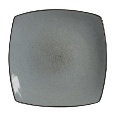 Eclipse Square Porcelain Holiday Dinnerware Set, Service for 4