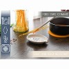 Nat & Jules We're Eating It White 6 x 4 Ceramic Oval Countertop Spoon Rest - 3 of 4