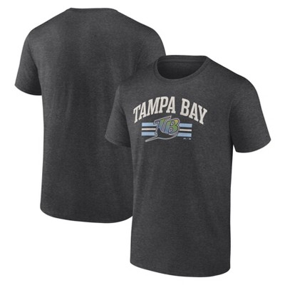 MLB Tampa Bay Rays Men's Bi-Blend Short Sleeve T-Shirt