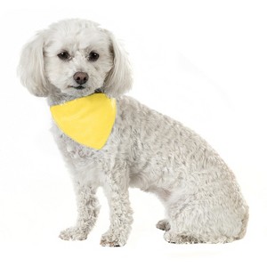 Jordefano Solid Cotton 5 Pack Dog Bandana Triangle Bibs  - Small and Medium Pets - 1 of 4