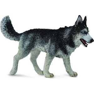 Breyer Animal Creations CollectA Cats & Dogs Collection Miniature Figure | Siberian Husky - 1 of 1