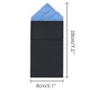 INSPIRE CHIC Men's Solid Card-inserting Prefolded Polyester Pocket Squares Handkerchiefs 1 Pc - 2 of 4