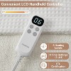 TackView Wireless Heated Blanket,LCD Controller, 6 Heat Levels , Time Settings, UL&ETL Certified - 2 of 4