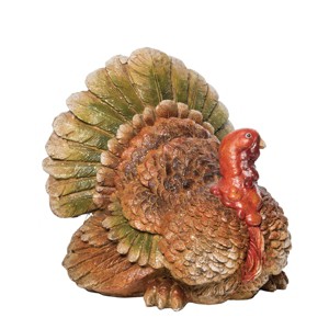 GALLERIE II Thanksgiving Turkey Decorative Centerpiece End Table Coffee Table Figurine - 1 of 2