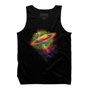 Adult Design By Humans Planet Saturn Pride By Belugastore Tank Top - 1 of 2