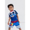 Disney Mickey Mouse Surfboard UPF 50+ Rash Guard shirt & Swim Trunks Outfit Set Toddler - 2 of 4
