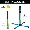 Franklin MLB Youth Batting Tee Adjustable Train Tee for Kids 23” – 33” Inches - 2 of 4
