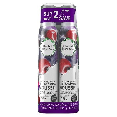 Herbal Essences Totally Twisted Curl Boosting Mousse - 2ct - 6.8oz