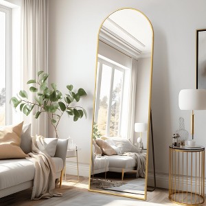 MAYEERTY Full Length Mirror, Floor Standing Mirror with Stand, Wall Mounted Hanging - 1 of 4