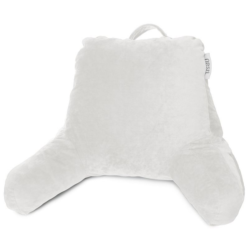 Nestl Memory Foam Reading Pillow, Reading & Bed Rest Pillow for Bed with Pockets, 1 of 8