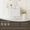 ChicFurnit Bathroom Vanities 30 Inch Wallmounted Vanity with Resin Sink and Soft Close Drawers for Bathroom, White, 29.53"*19.69"*22.44" - 3 of 4
