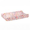 Lambs & Ivy Little Garden Ultra-Soft Pink Minky Floral Baby Changing Pad Cover - 3 of 4
