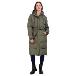 Women's Long Puffer Jacket Coat with Hood - S.E.B. By SEBBY - 1 of 4