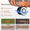 BEAFUP Set of 3  Hardshell Luggage Sets double spinner 8 wheels Suitcase with TSA Lock Lightweight 20''24''28'' , Coppery - 4 of 4