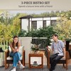 Sapphtopaz Patio Furniture Set Lounge Conversation Chairs with Cushions and Coffee Table for Backyard, Terrace, Garden - 2 of 4