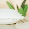 PiccoCasa Velvet Pom-Pom Solid Soft Square Cushion Throw Pillow Covers 4Pcs - 4 of 4