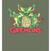 Gremlins Red Circle Logo Adult Long Sleeve Hoodie - 2 of 2