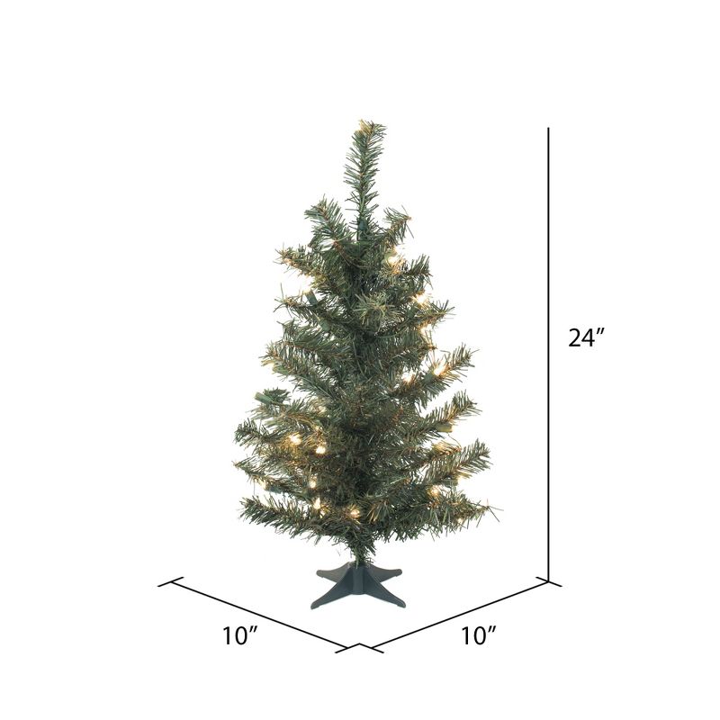 Vickerman Canadian Pine Artificial Christmas Tree, 3 of 6