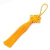 Unique Bargains Home Car Traditional Style Handmade Tassel Knot Yellow 1Pc - 3 of 3
