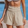Women's Elastic Waist Cover-Up Shorts - Cupshe - 4 of 4
