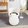 CAVINAS 360-Degree Swivel Accent Chair with Hidden Storage, Modern Upholstered Lounge Chair for Living Room, Bedroom, Home Office - 3 of 4
