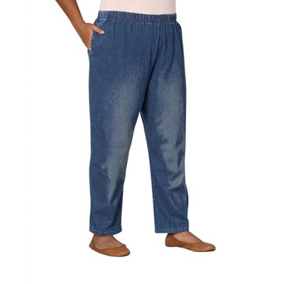 Women's Plus Size Premium Wide Leg Denim Jeans - On The Plus Side