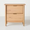 2 Drawer Modern Wood Nightstand - Hearth & Hand™ with Magnolia - 3 of 4