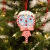 Gloria Duchin Clay Blue Lollipop Tree Ornament - 3 of 3