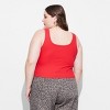 Women's Slim Fit Scoop-Neck Tank Top - Wild Fable™ - 3 of 3