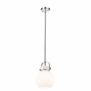 Newton Sphere - 1 Light Stem Hung Pendant In Industrial Style-11.25 Inches Tall and 8 Inches Wide - 1 of 1