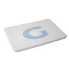 Deny Designs April Lane Art Block Monogram Memory Foam Bath Mat - 2 of 4