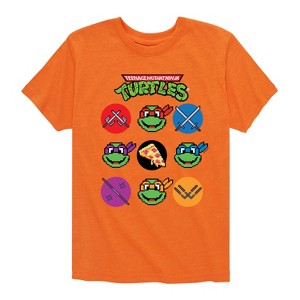 Boys' - Teenage Mutant Ninja Turtles - Turtles Grid Short Sleeve Graphic T-Shirt - 1 of 4