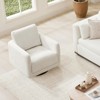 Spruce&Spring Swivel Accent Chair Armchair with Back Cushion - 4 of 4