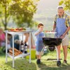 Stainless Steel Table, 2 Tier Small Commercial Kitchen Prep Table , Adjustable Storage Shelf, Glooves & Dishcloth, for Home Restaurant Kitchen - 2 of 4
