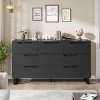 Acekool Rounded Corner Multi-Drawer Dresser, Storage Cabinet for Bedroom, Living Room, TV Stand, Assorted Colors and Sizes - 3 of 4