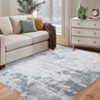 Washable Area Rug Modern Abstract Rug Non Slip Non Shedding Rug - 4 of 4