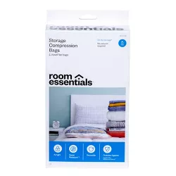5 Large Compression Bags Travel Clear - Room Essentials™