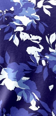 true blue shadow floral