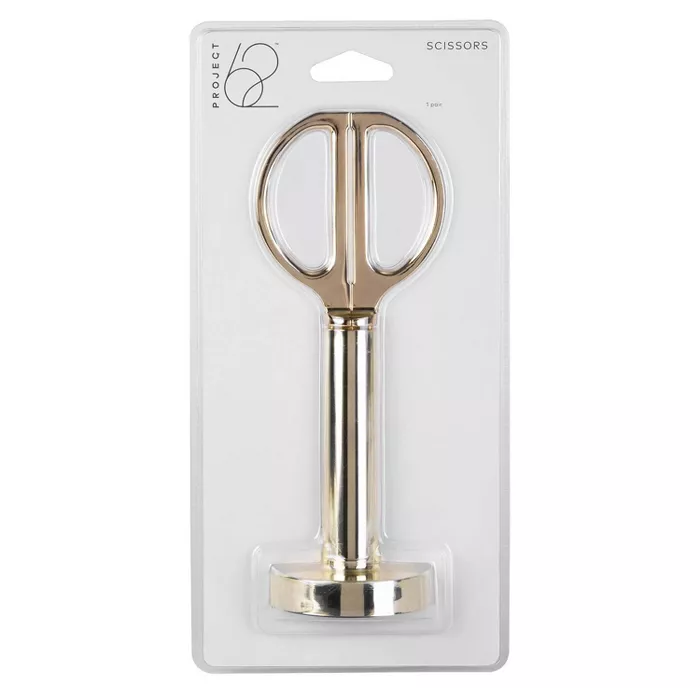 undefined | Scissors 8" with Stand - Gold - Project 62™