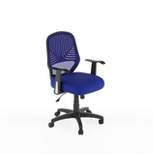 Workspace Mesh Office Chair Blue - CorLiving