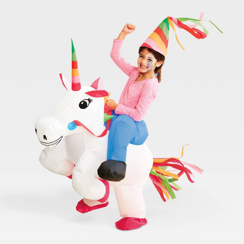 Hyde Eek Boutique Kids Inflatable Unicorn Rider Halloween Costume One Size Fits Most Hyde EEK Boutique Connecticut Post Mall