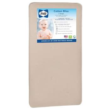 Sealy Cotton Bliss 2-Stage Crib And Toddler Mattress
