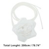 Unique Bargains Satin Rose Flower Adjustable Waist Belt 1 Pc - 2 of 4