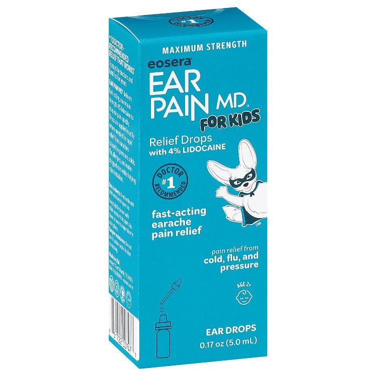 Eosera Ear Pain MD For Kids' Pain Relieving Drops Ear Treatment - 5ml, 2 of 8
