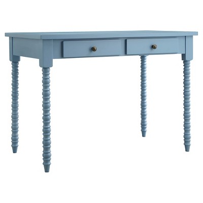 Elliott Wood Writing Desk with Drawers - Inspire Q