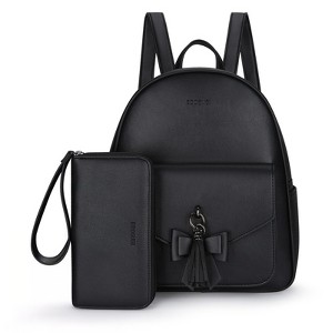 Generic Women Backpack Purse Water Resistant PU Leather Backpack Fashion Rucksack Ladies College Daypack - 1 of 4