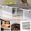 COZONY 6-Pack Stainless Steel Hotel Pans with Lids, Commercial Grade Food Storage Containers Catering Trays for Buffet Service and Kitchen Use - 4 of 4
