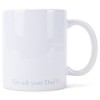 Elanze Designs Mom Off Duty (Go Ask Your Dad) Pink 11 Ounce Stoneware Coffee Mug - 2 of 2